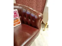 Poltroncina In pelle Con seduta fissa Artigianale in offerta