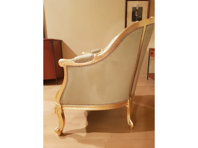 Poltroncina in stile barocco modello Sissi Zilio a prezzo scontato