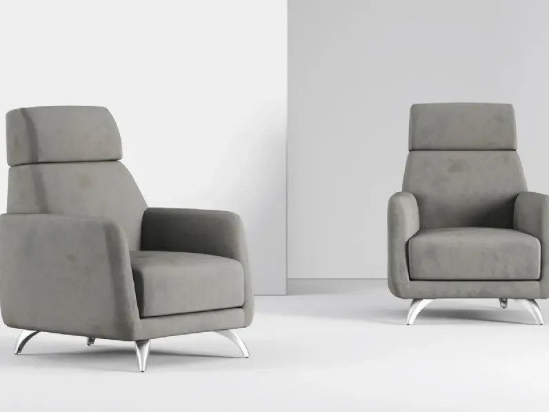 Poltroncina in stile design modello Isabel Doimo salotti a prezzo scontato