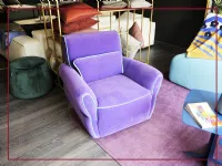 Poltroncina modello Mari Egoitaliano in Tessuto in Offerta Outlet