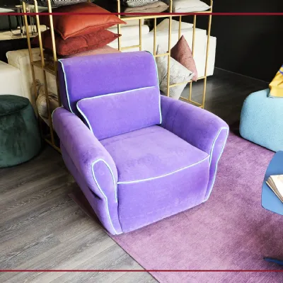 Poltroncina modello Mari Egoitaliano in Tessuto in Offerta Outlet
