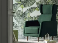 Poltroncina in stile design modello Roberta Doimo salotti a prezzo scontato