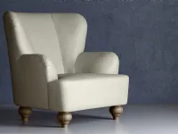 Poltroncina in stile design modello Sara Doimo salotti a prezzo scontato