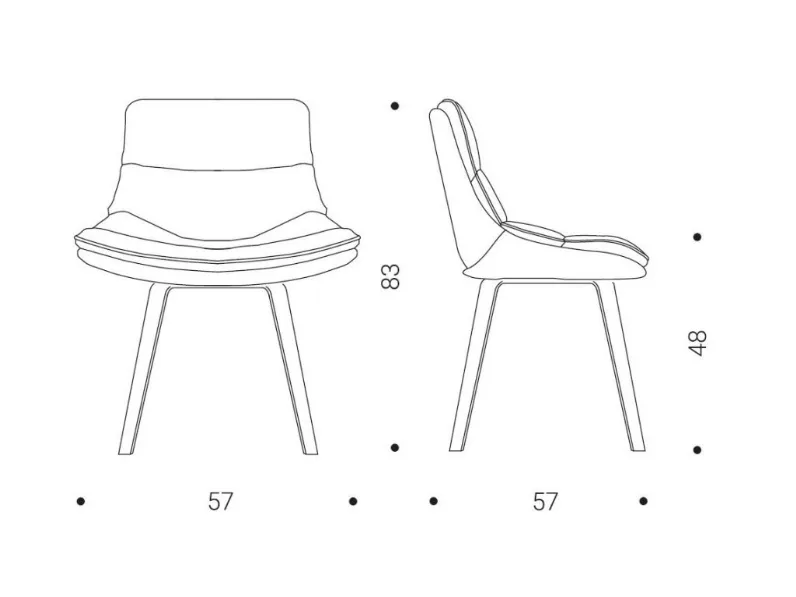 Poltroncina Selena Con seduta fissa a marchio Ozzio in Offerta Outlet 