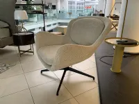 Poltrona con seduta fissa Meghan Riflessi in Offerta Outlet 