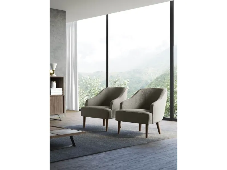 Poltroncina Miranda a marchio Doimo salotti SCONTATA