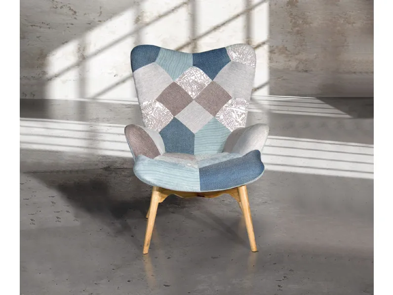Poltroncina in stile design modello Mobilike ml 377 Artigianale a prezzo ribassato
