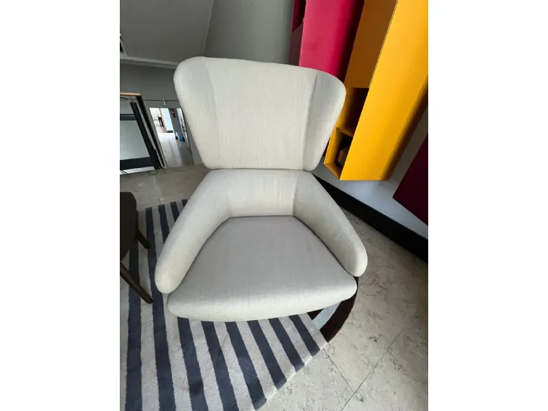 Poltroncina modello Cut swivel  Ditre italia in Tessuto a prezzo Outlet