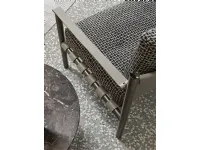 Poltrona con seduta fissa Iko Flou a prezzo Outlet 