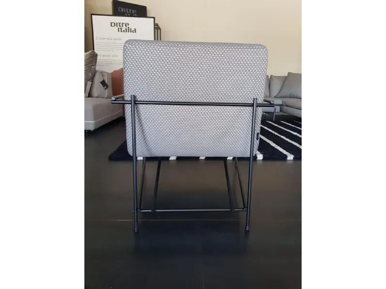 Poltroncina modello Kyo Ditre italia in Tessuto in Offerta Outlet