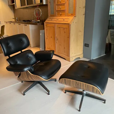 Poltrona con poggiapiedi Long chair Collezione esclusiva in Offerta Outlet
