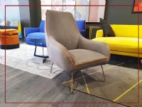 Poltroncina in stile design modello Namy bergere Egoitaliano a prezzo ribassato