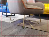 Poltroncina in stile design modello Namy bergere Egoitaliano a prezzo ribassato