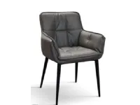 Poltroncina modello Nataly t Md work in Ecopelle in Offerta Outlet