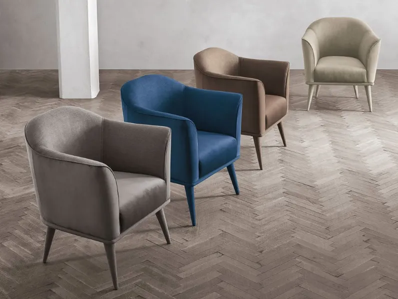 Poltroncina modello Pireo Target point in Tessuto a prezzo Outlet
