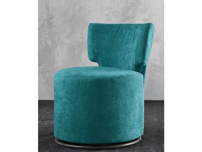 Poltroncina modello Poltroncina design luxury italia 4 colori  Md work in Tessuto a prezzo Outlet