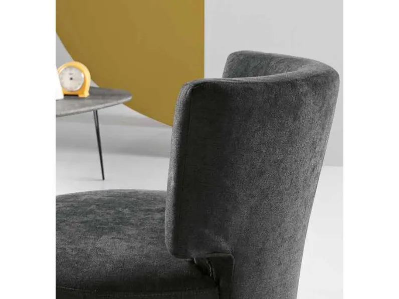 Poltroncina modello Poltroncina design luxury italia 4 colori  Md work in Tessuto a prezzo Outlet