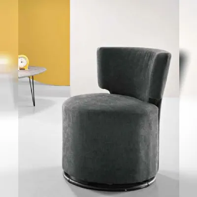 Poltroncina modello Poltroncina design luxury italia 4 colori  Md work in Tessuto a prezzo Outlet