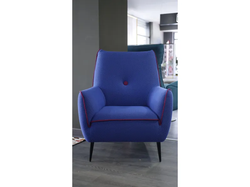 Poltroncina modello Yuki Egoitaliano in Tessuto in Offerta Outlet