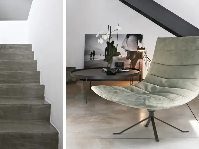 Poltroncina modello Zoe Doimo salotti in Tessuto a prezzo scontato