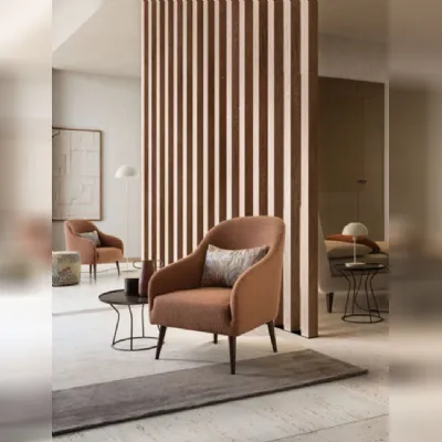Poltrona in Tessuto Poltroncina Artigianale a prezzo Outlet