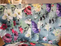 Poltrona Poltroncina fiorata  Artigianale in Tessuto SCONTATA