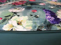 Poltrona Poltroncina fiorata  Artigianale in Tessuto SCONTATA