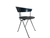 Poltrona in stile design Poltroncina officina inpelle nera magis Magis in Offerta Outlet