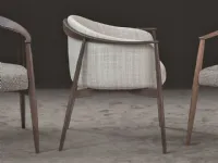 Poltrona con seduta fissa Tekton Flou in Offerta Outlet 