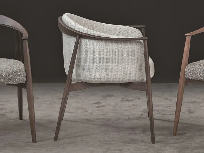 Poltrona con seduta fissa Tekton Flou in Offerta Outlet 