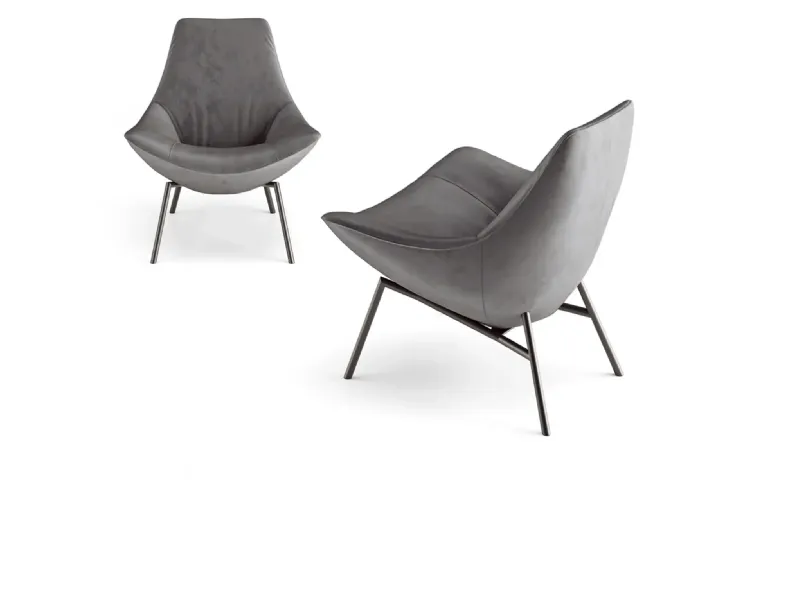 Poltroncina Thelma Con seduta fissa a marchio Doimo salotti in Offerta Outlet