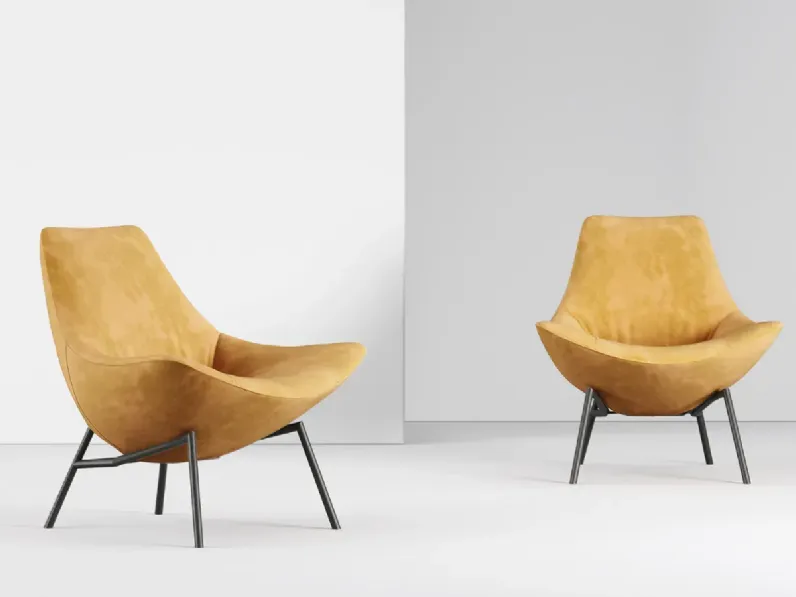 Poltroncina Thelma Con seduta fissa a marchio Doimo salotti in Offerta Outlet