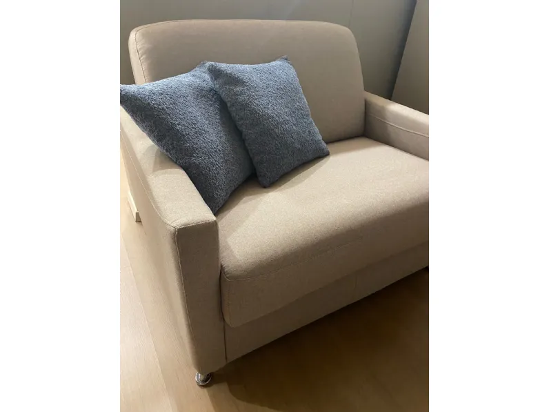 Poltrona letto Ambrogio Vitarelax con seduta fissa a prezzi outlet