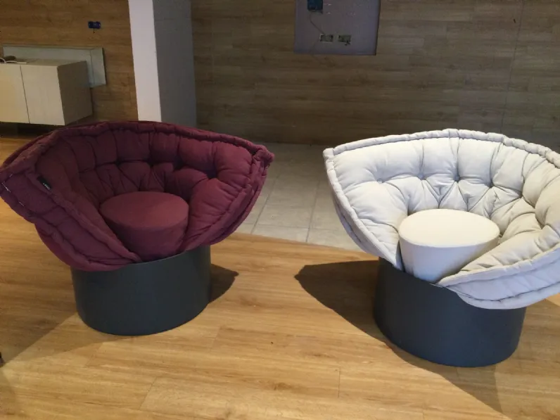 Poltrona letto in Tessuto Huggy Lago in Offerta Outlet