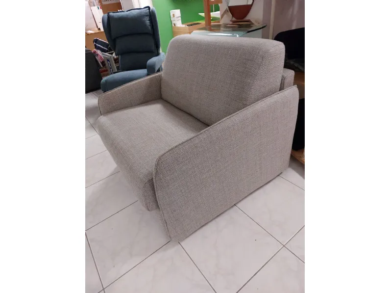 Poltrona letto in Tessuto Riva Rosini in Offerta Outlet