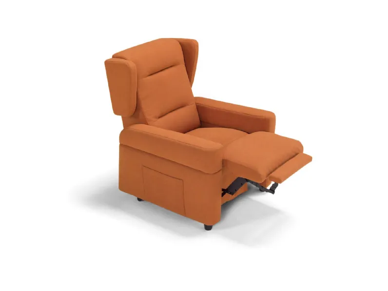 Offerta: Poltrona Relax in Tessuto Bonton Mottes Selection. Comfort assicurato!