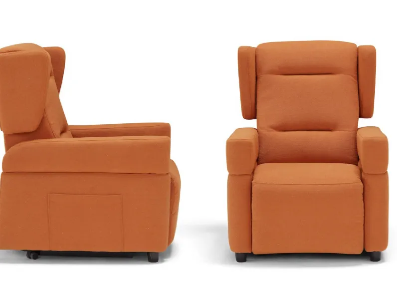 Offerta: Poltrona Relax in Tessuto Bonton Mottes Selection. Comfort assicurato!