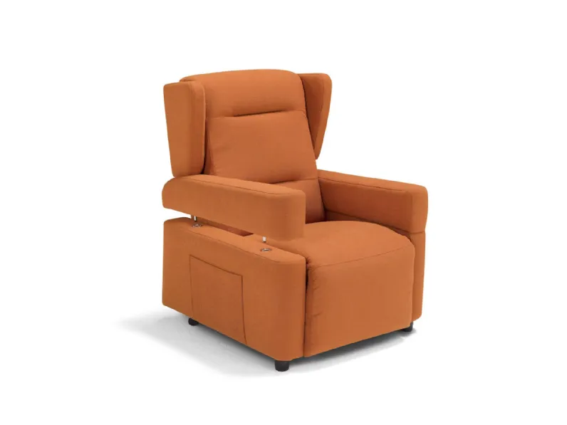 Offerta: Poltrona Relax in Tessuto Bonton Mottes Selection. Comfort assicurato!