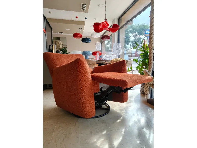 Poltrona Bubble con movimento relax a marchio Egoitaliano con uno sconto esclusivo