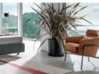 Poltrona con movimento relax Adele sweet in Tessuto Twils con forte sconto 