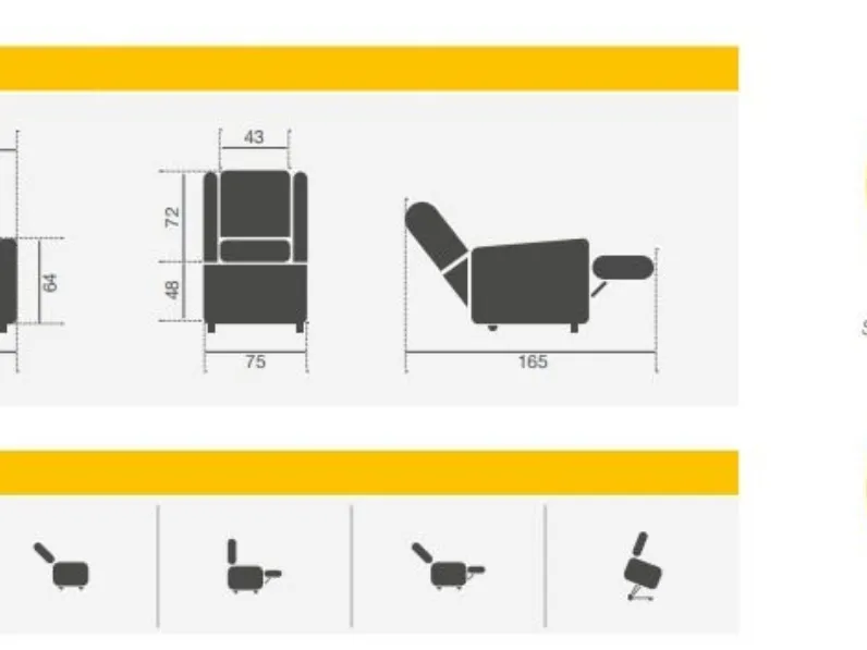 Poltrona relax modello K900 a marchio Ksp italia a prezzi convenienti