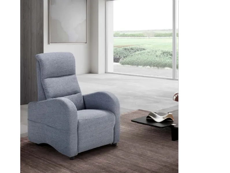 Poltrona relax Con movimento relax Bourbon Mottes selection a prezzo Outlet