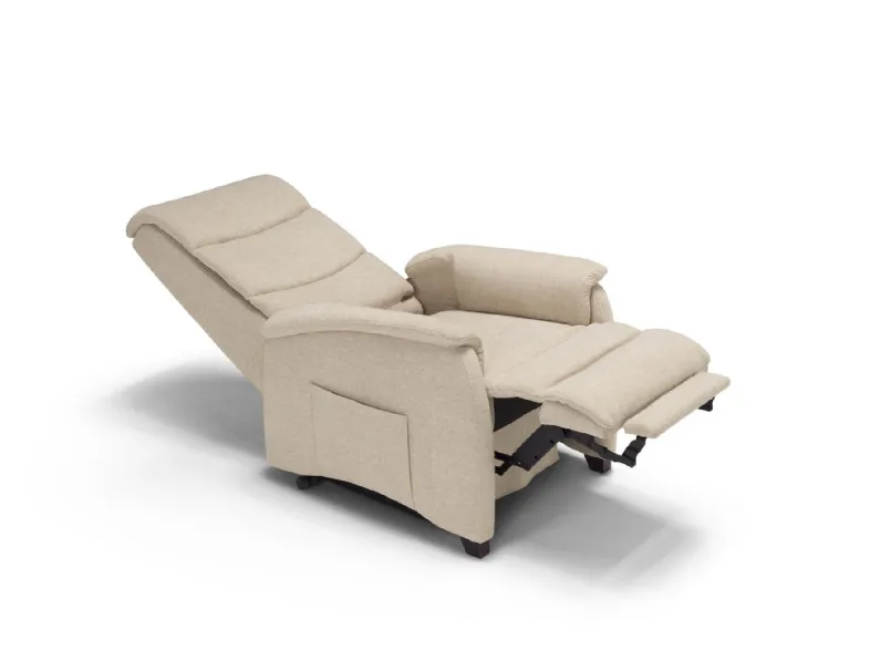Poltrona relax Con movimento relax Metrò Mottes selection a prezzo Outlet