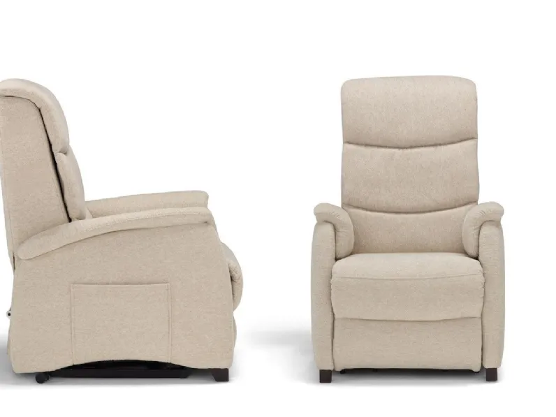 Poltrona relax Con movimento relax Metrò Mottes selection a prezzo Outlet