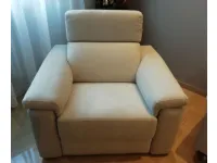 Poltrona relax in Tessuto Roma Biel in offerta