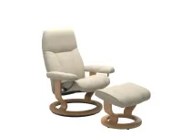 Poltrona relax in Pelle Consul Stressless scontata