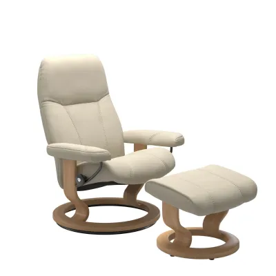 Poltrona relax modello Consul a marchio Stressless con forte sconto