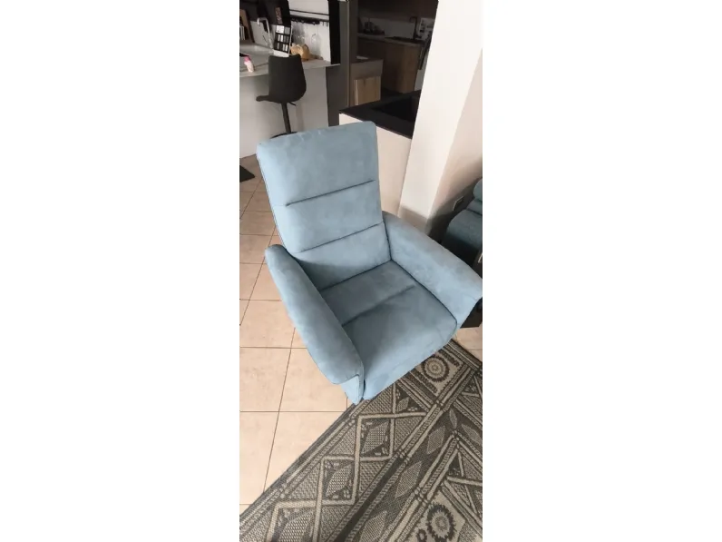 Poltrona relax in Microfibra Poltrona kelly Egoitaliano scontata