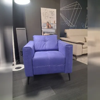 Poltrona relax in Microfibra Sugar Egoitaliano in Offerta Outlet