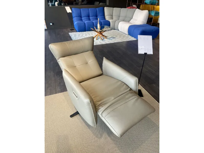 Poltrona relax in Pelle Agon Franco ferri in offerta